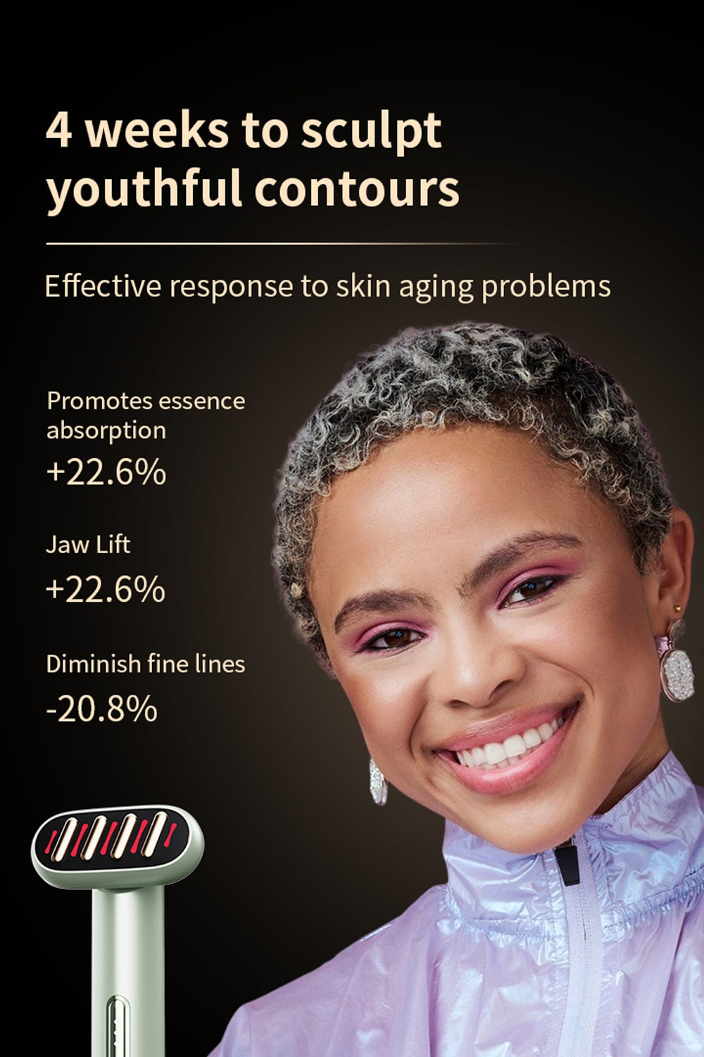 Varita Facial 5 en 1 con Microcorriente