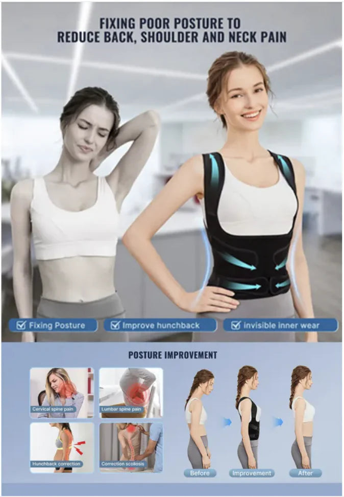 Corrector de Postura Ergonómico Unisex