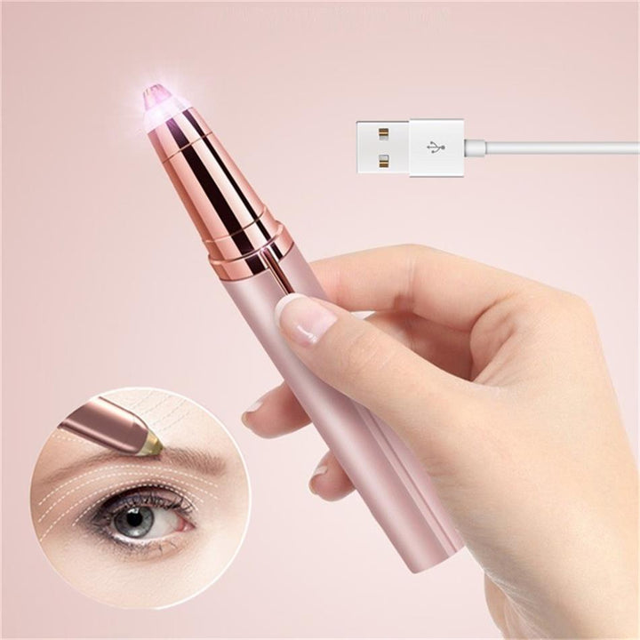 Mini Afeitadora USB para Cejas: Belleza Sin Dolor, Donde Quieras