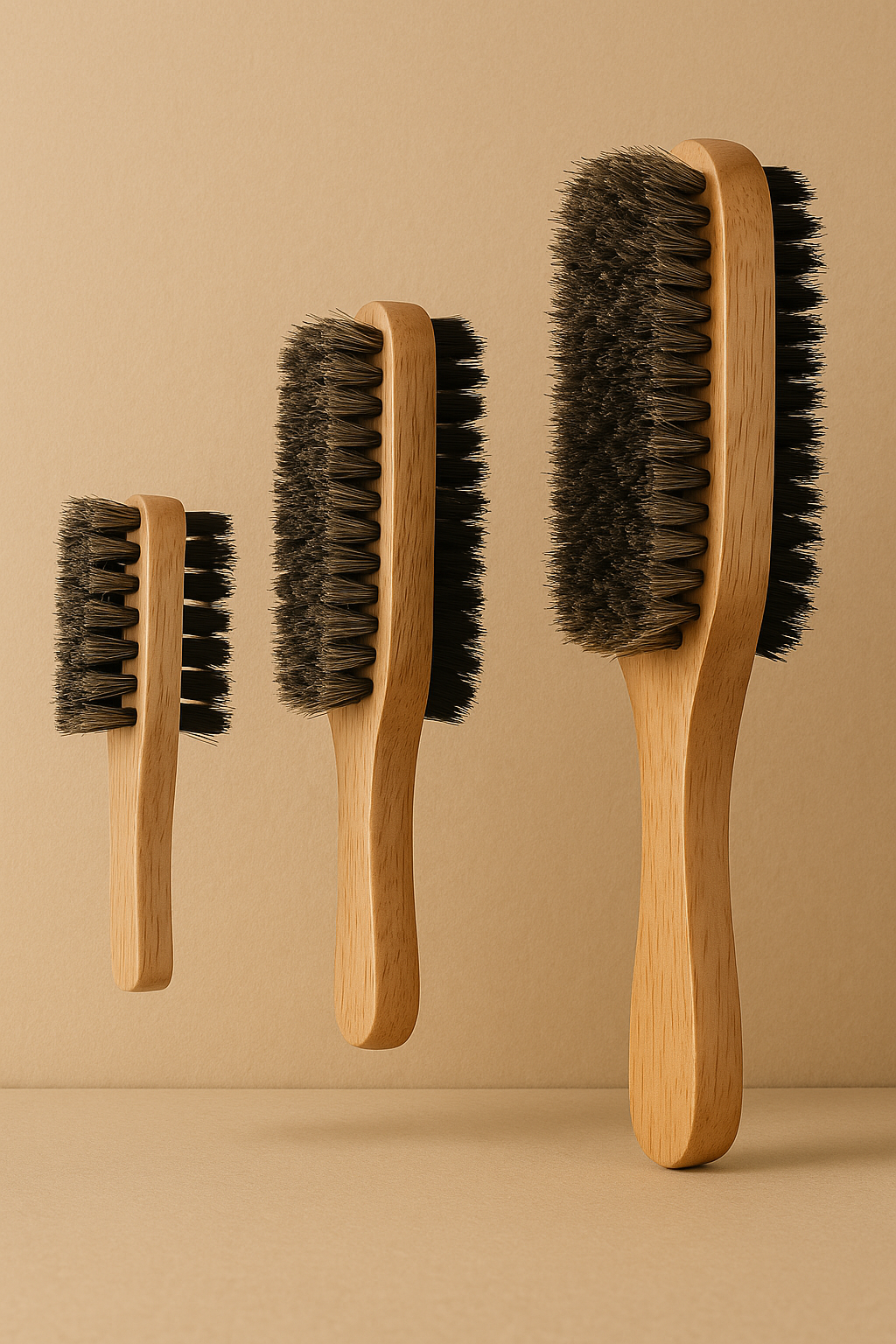 Cepillo de Cerdas de Jabalí para Barba