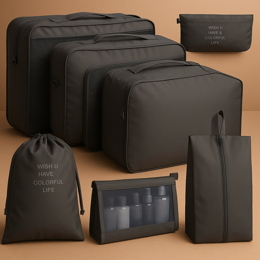 Set Organizador de Ropa de Viaje de 8 Piezas