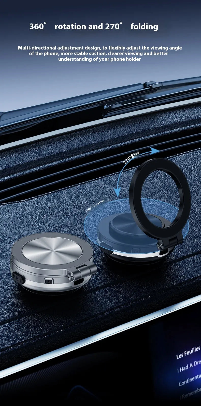 Soporte Magnético Multifunción para Teléfono de Coche